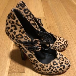 Betsey Johnson Shoes - NWOB Betsey Johnson fur heels Betsey Johnson Shoes - NWOB Betsey Johnson fur heels